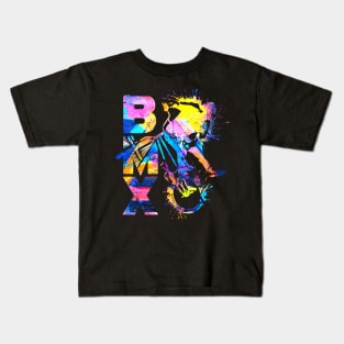 Colorful Bmx Apparel | Bmx Bike Kids T-Shirt